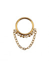 Piercing Lobo Cerchio Pendente