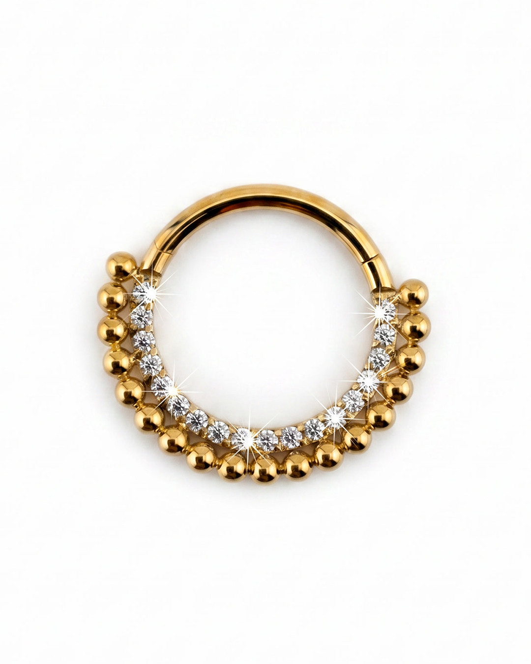 Piercing Lobo Cerchio Pendente 2